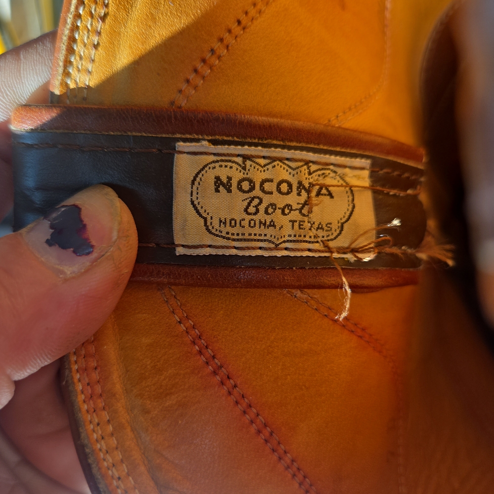 Nocona Two-Tone Leather Boots